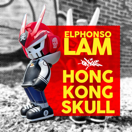 Hong Kong Skull TEQ63 6inch Figure by Elphonso Lam x Quiccs x Martian Toys