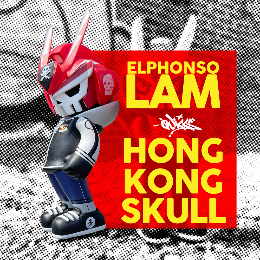 Hong Kong Skull TEQ63 6inch Figure by Elphonso Lam x Quiccs x Martian Toys