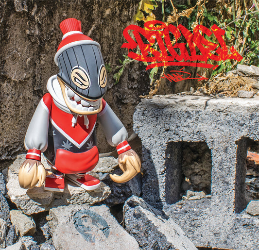 BIG DEL Mad Spraycan Mutant  by Big Del x Jeremy MadL  x  Martian Toys