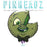 Pinheadz  - Atomic Green Pie Enamel Pins by Nouar