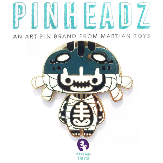 PinHeadz - Bakkumba - Silver Skeleton Bakkumba