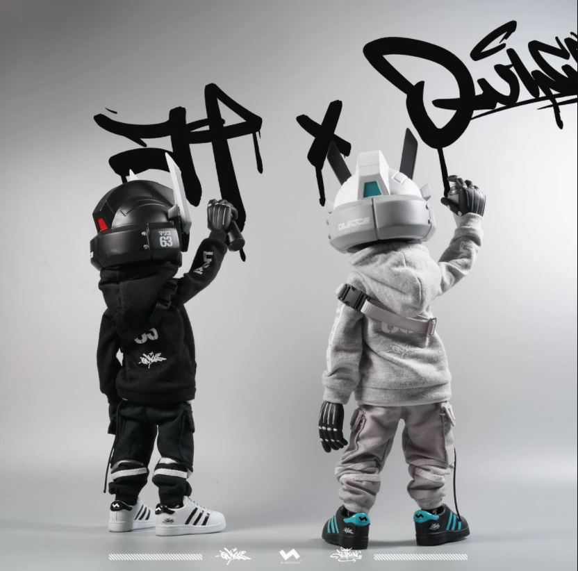 1:8 TEQ63 ACTION FIGURES 8" 2GO Series #1 OG Black + Ghost White by JT Studio x Quiccs