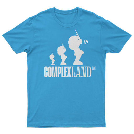 OG BLUE Teq63 Complexland Tee  by Quiccs x  Martian Toys