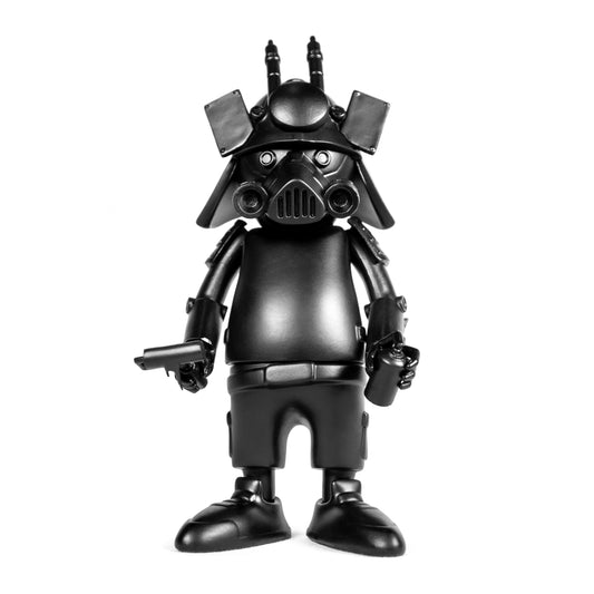 DR76 ALLBLK 6" DIY Vinyl Figure  by  Dragon76  x  Martian Toys