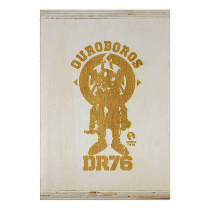 DR76 Ouroboros SILVER CHROME 6" by  Dragon76  x  Martian Toys