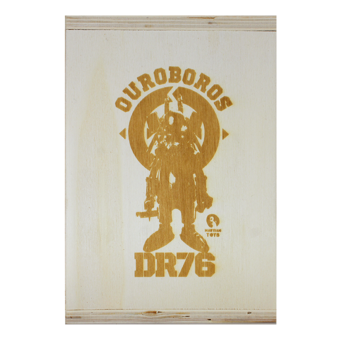 DR76 Ouroboros GOLD CHROME 6" by  Dragon76  x  Martian Toys