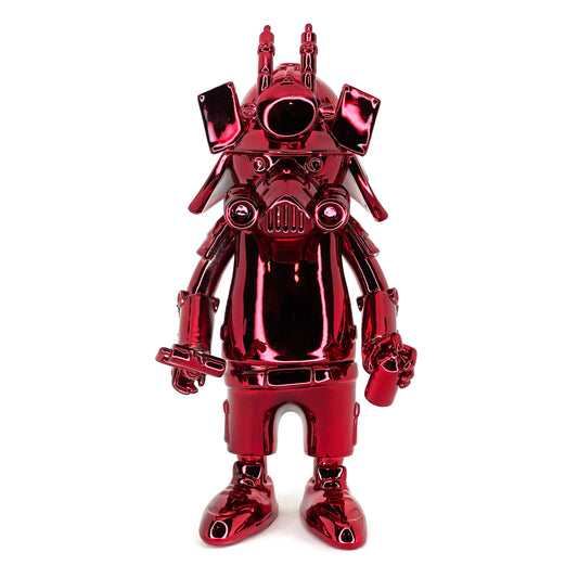 DR76 Ouroboros RED WINE CHROME 6" by  Dragon76  x  Martian Toys