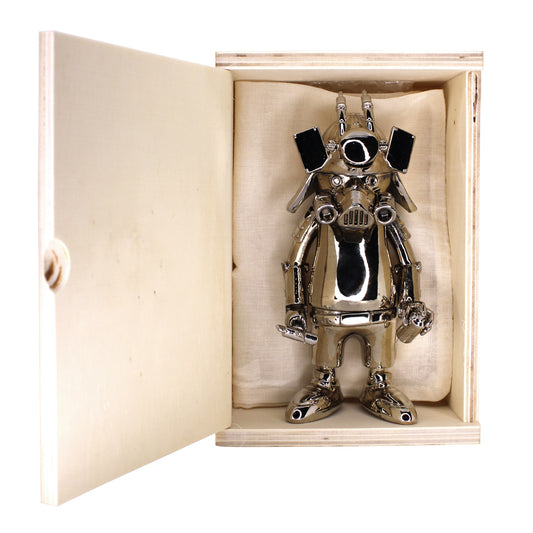 DR76 Ouroboros SILVER CHROME 6" by  Dragon76  x  Martian Toys