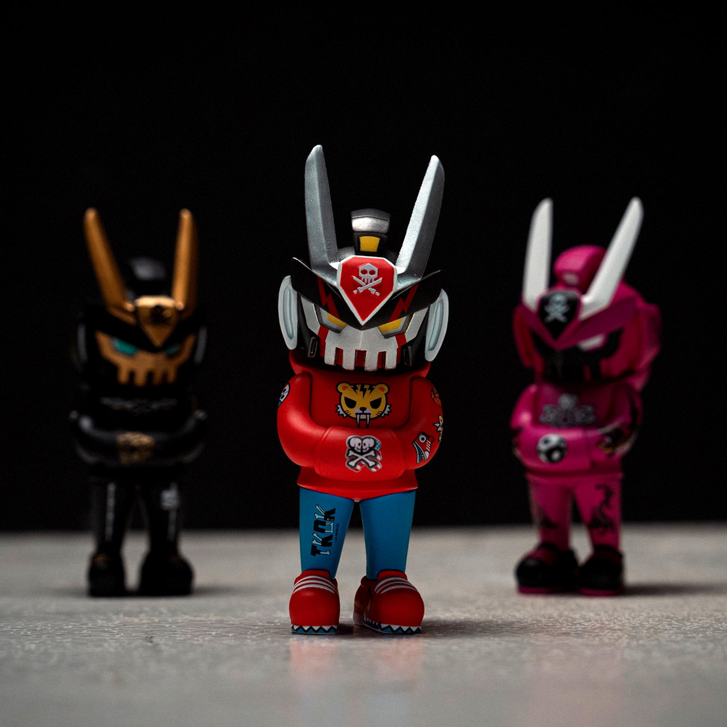 TKDKTEQ: Red Dunk Edition by Simone Legno x Quiccs x tokidoki x Martian Toys (SHIPPING NOW))