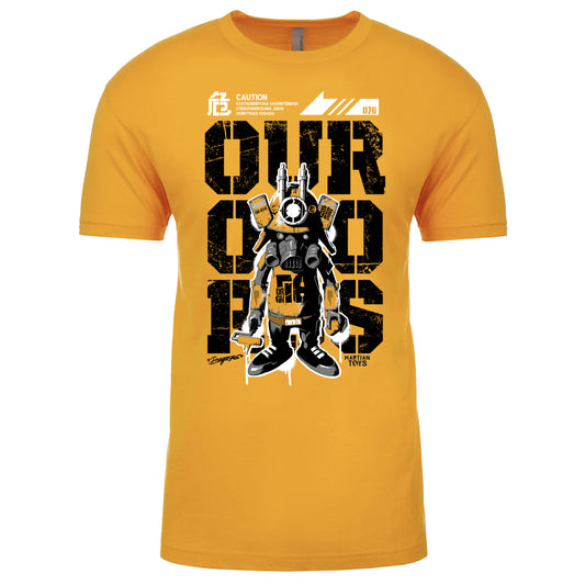 DR76 Ouroboros CONSTRUCT Tee  by  Dragon76  x  Martian Toys