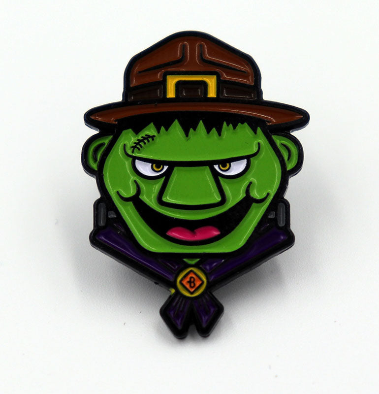 MonsterBeachParty  -  Frankenscout Enamel Pins by Bruckaroni
