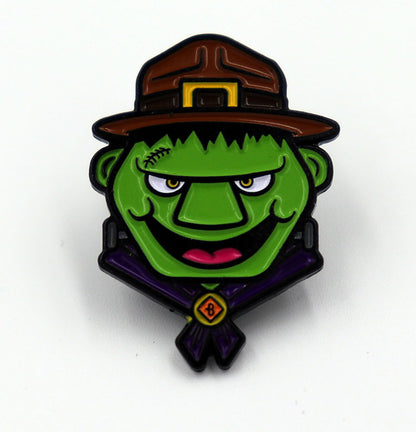 MonsterBeachParty  -  Frankenscout Enamel Pins by Bruckaroni