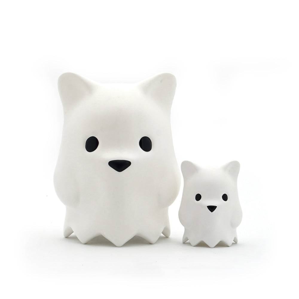 XL GHOST BEAR (Matte White) by Luke Chueh x Munkey King