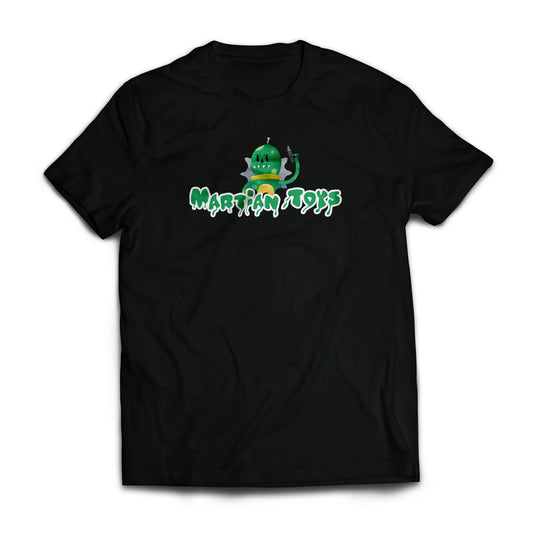 Green Alien Martian toys T-shirt by MrBiscuit