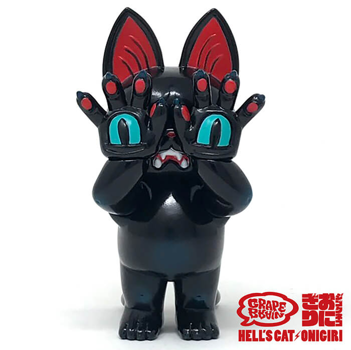 Hell's Cat Onigiri by Grape Brain