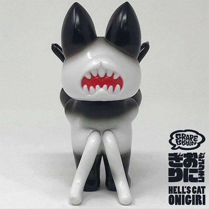 Hell's Cat Onigiri by Grape Brain
