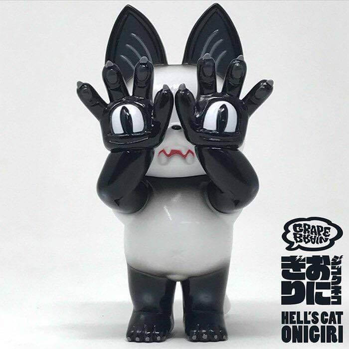 Hell's Cat Onigiri by Grape Brain
