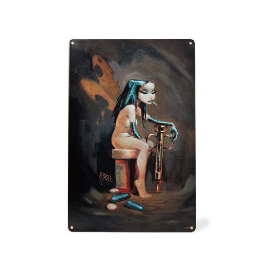 Glenn Barr DetroitLand "Happiness" - Metal Sign