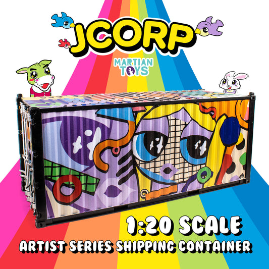 NYCC 2021 - Container "KaPOW Puff Girls" by JCORP x Martian Toys