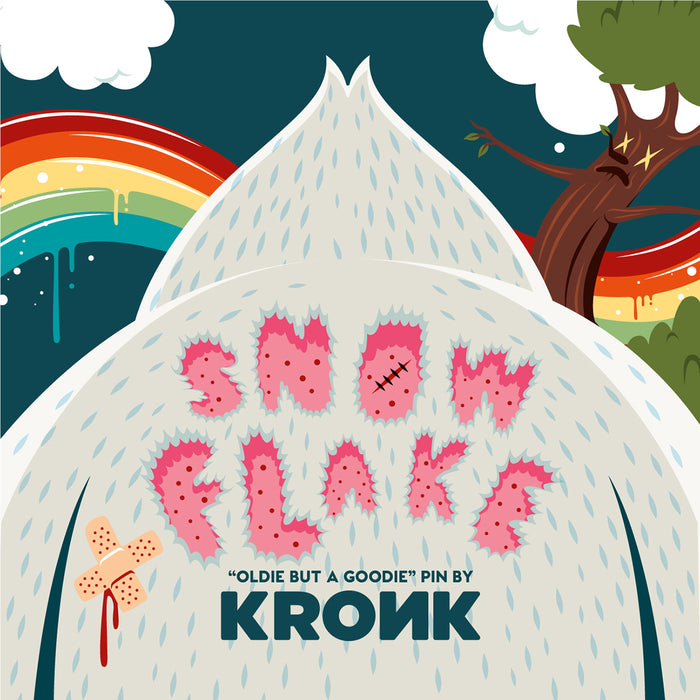 Snowflake the Yeti Enamel Pin by KRONK