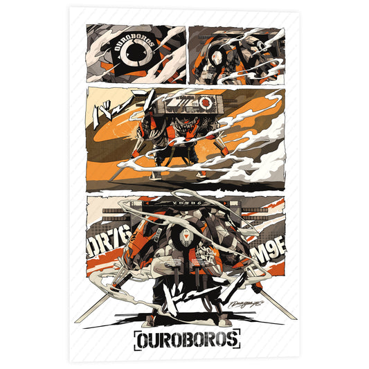 M9E: Master 9 Eyes OUROBOROS Print by Dragon76