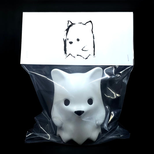XL GHOST BEAR (Matte White) by Luke Chueh x Munkey King