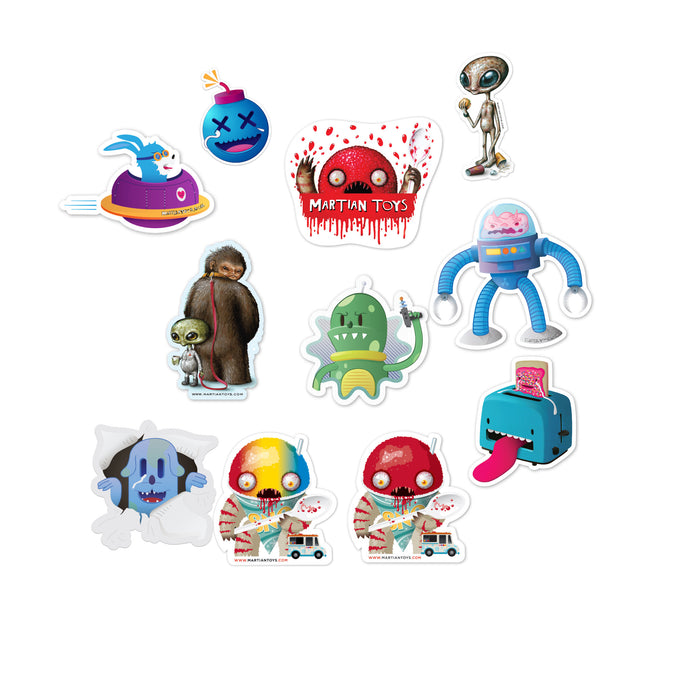Stickers, Stickers, Stickers! by Martian Toys