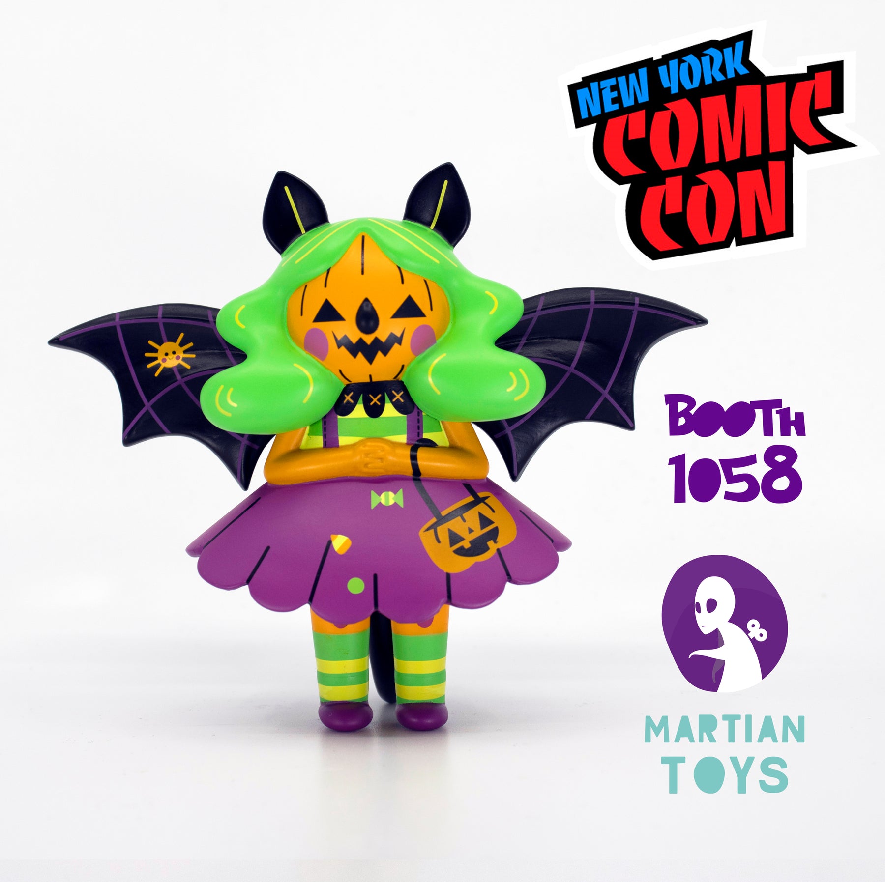 Trick Or Treat: Midnight Moon Bat Series 2  by Nightly Made  x  Martian Toys
