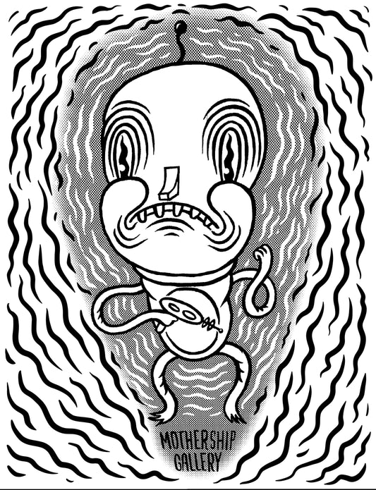 Travis Lampe: Martian Overlord Screen Print