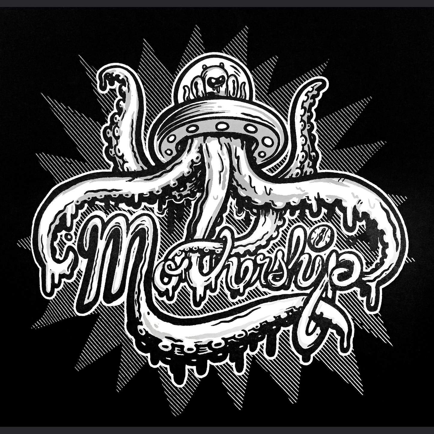 Mothership Toy Gallery Hooded Long Sleeve Shirt