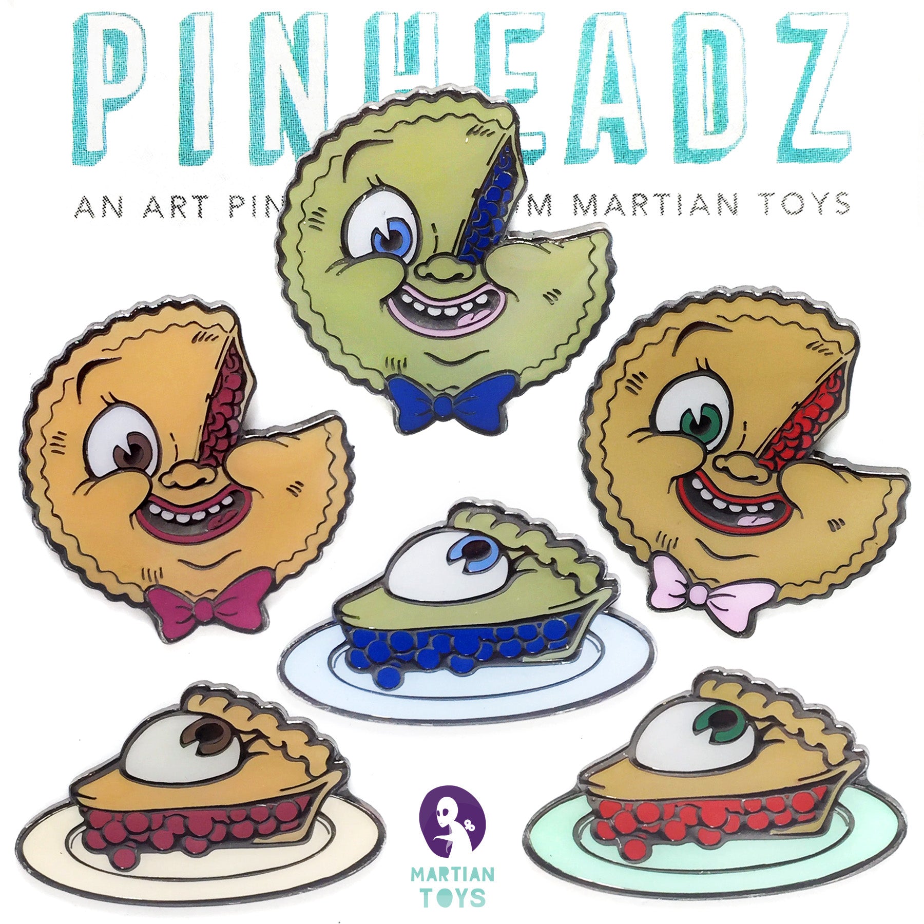 Pinheadz - Nouar Enamel Pins — Martian Toys