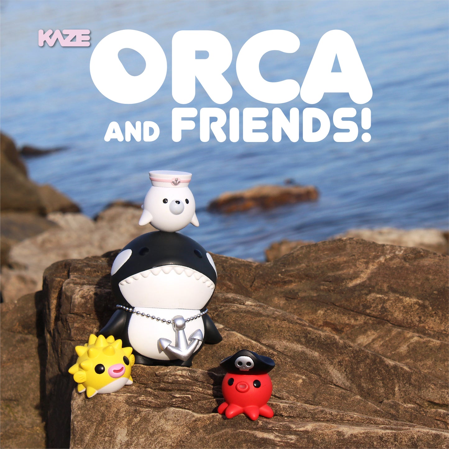 Orca & Friends OG by Kaze Tee  x  Martian Toys