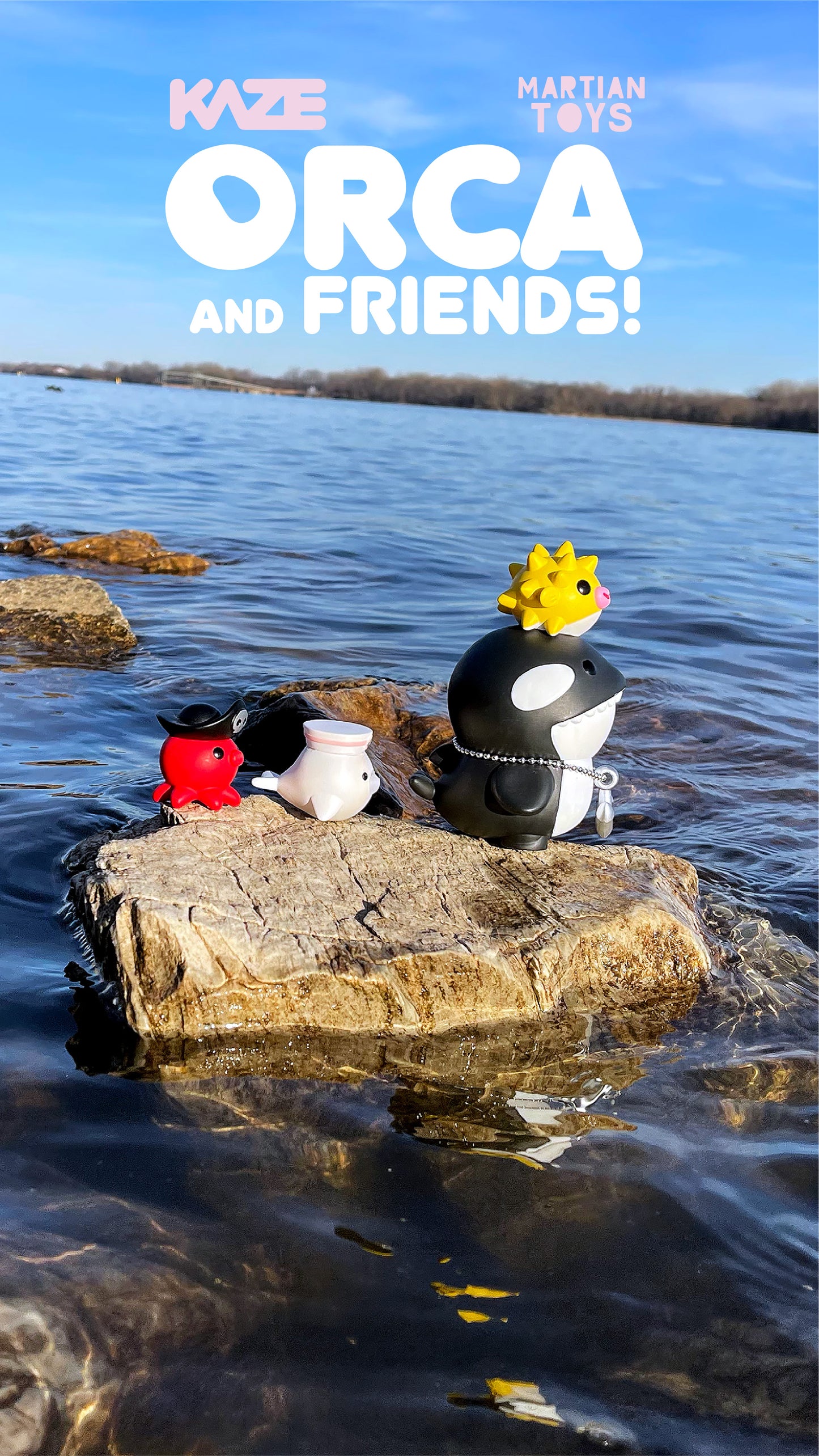 Orca & Friends OG by Kaze Tee  x  Martian Toys