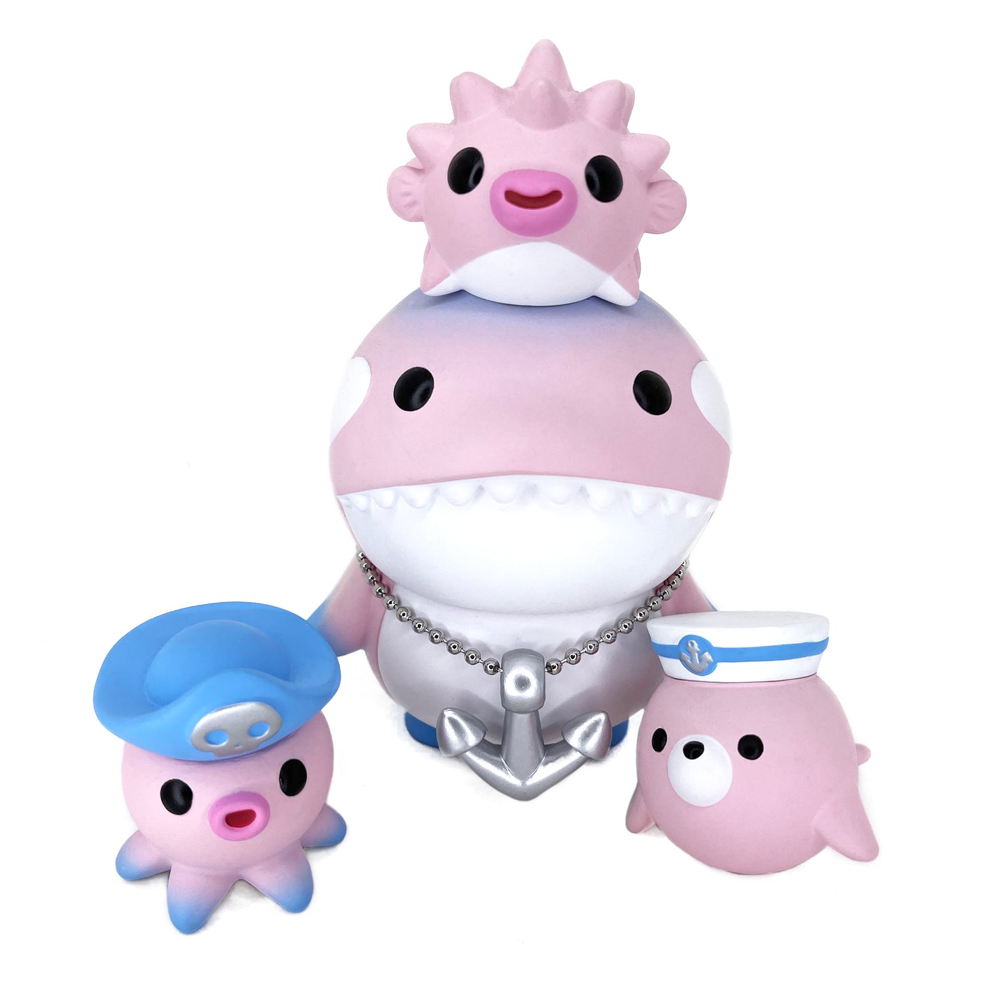 Orca & Friends PINK by Kaze Tee  x  Martian Toys