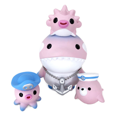 Orca & Friends PINK by Kaze Tee  x  Martian Toys