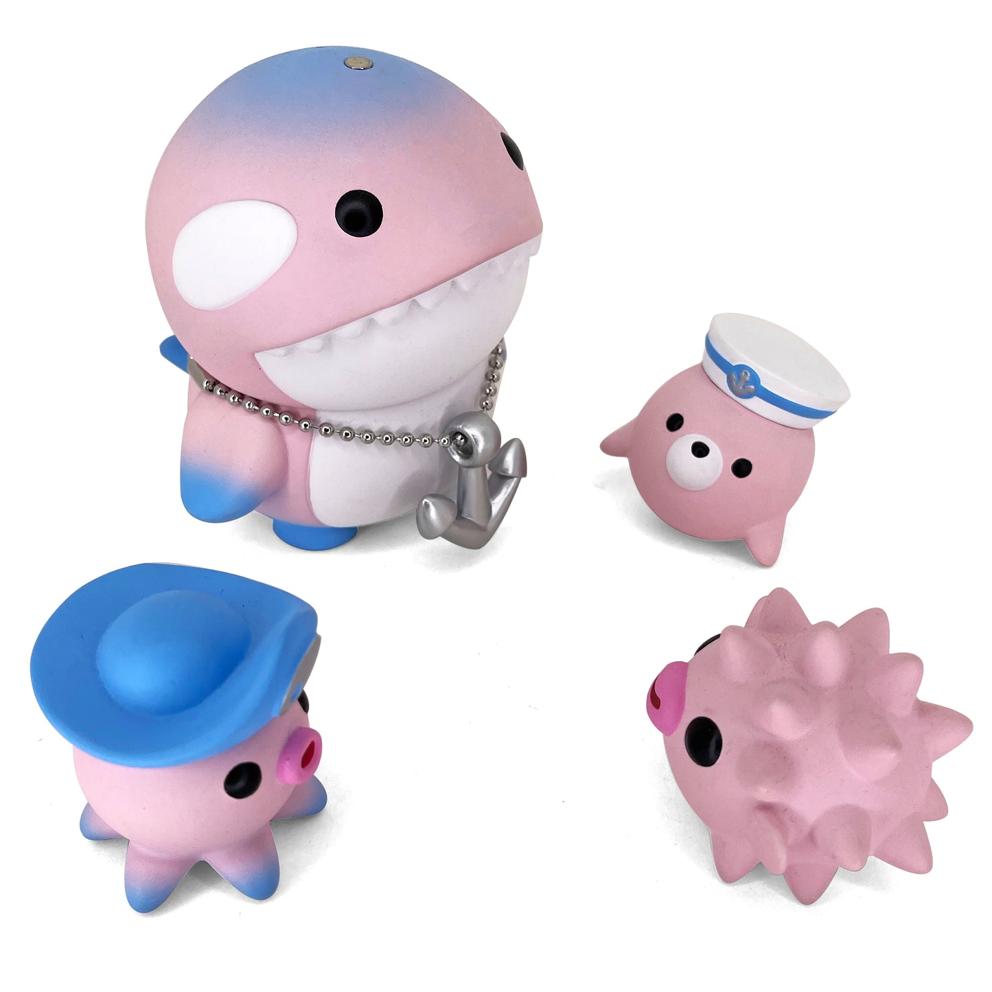 Orca & Friends PINK by Kaze Tee  x  Martian Toys