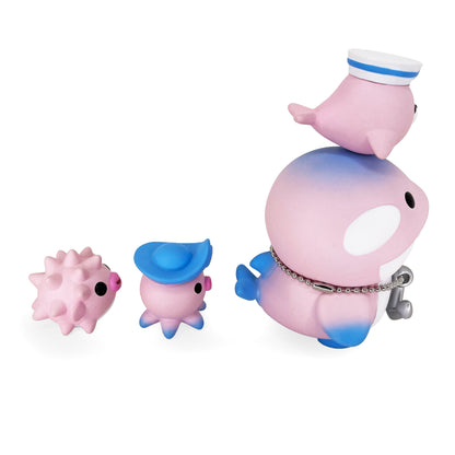 Orca & Friends PINK by Kaze Tee  x  Martian Toys