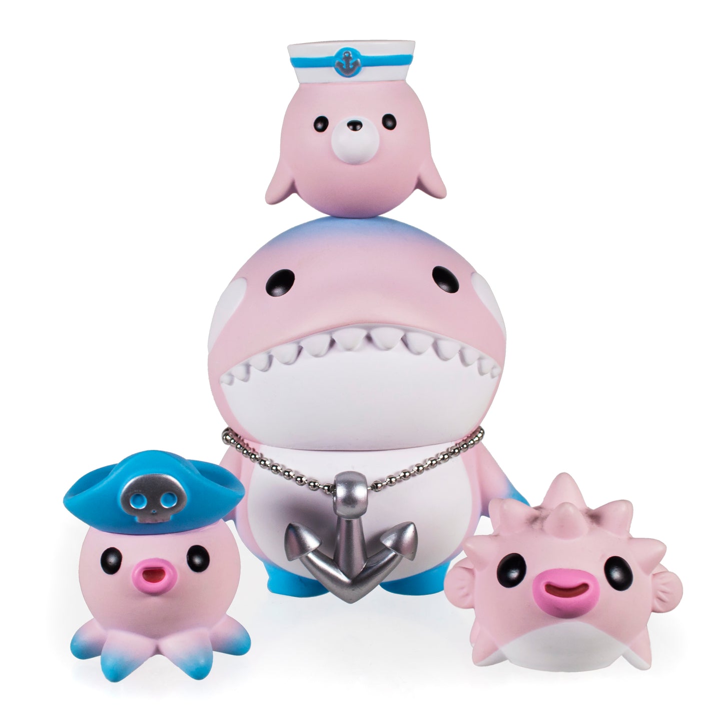 Orca & Friends PINK by Kaze Tee  x  Martian Toys