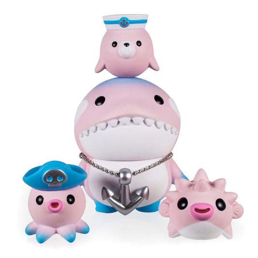 Orca & Friends PINK by Kaze Tee  x  Martian Toys
