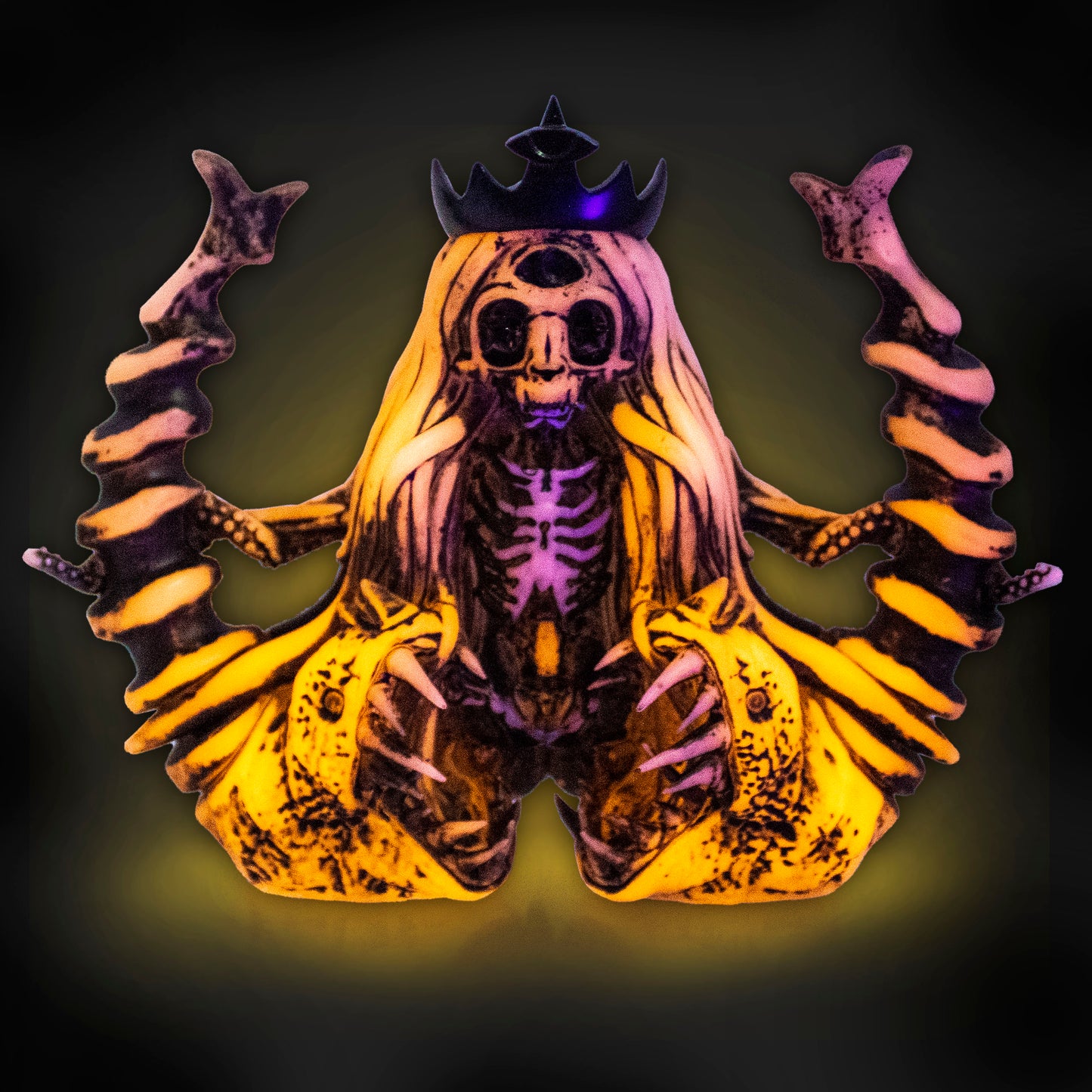 SLAVE to the SIREN: Pumpkin Spice Sea GID 6" Vinyl Art Sculpture by Martian Toys