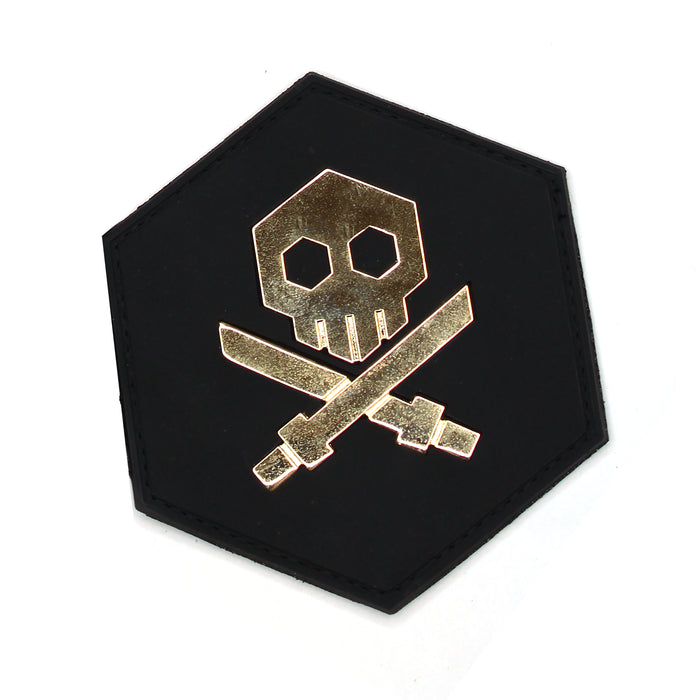 NEW QUICCS 1:1 Scale Bullet Punk Patch WHITE, GOLD and SILVER