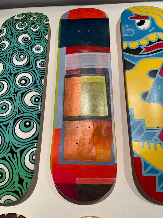 Deck the Halls - Bridget Golden - "Squares" - Skatedeck