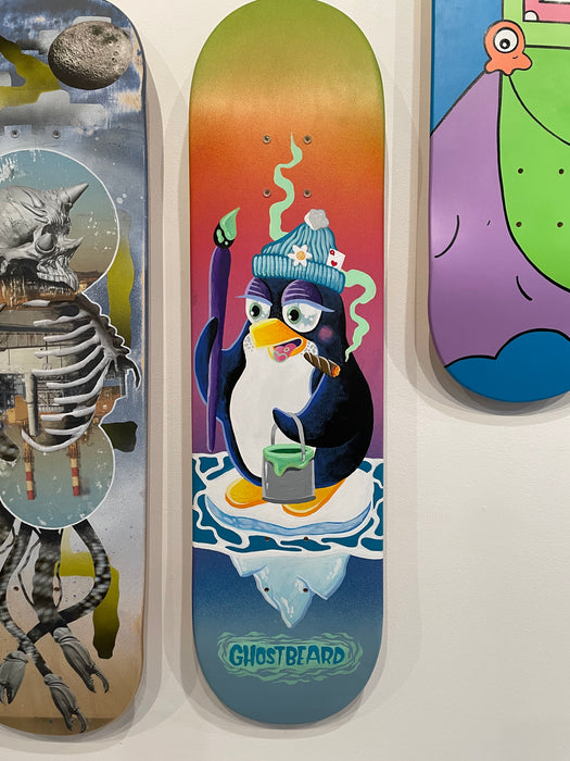 Deck the Halls - Ghost Beard - "Painting in the Cold" - Skatedeck