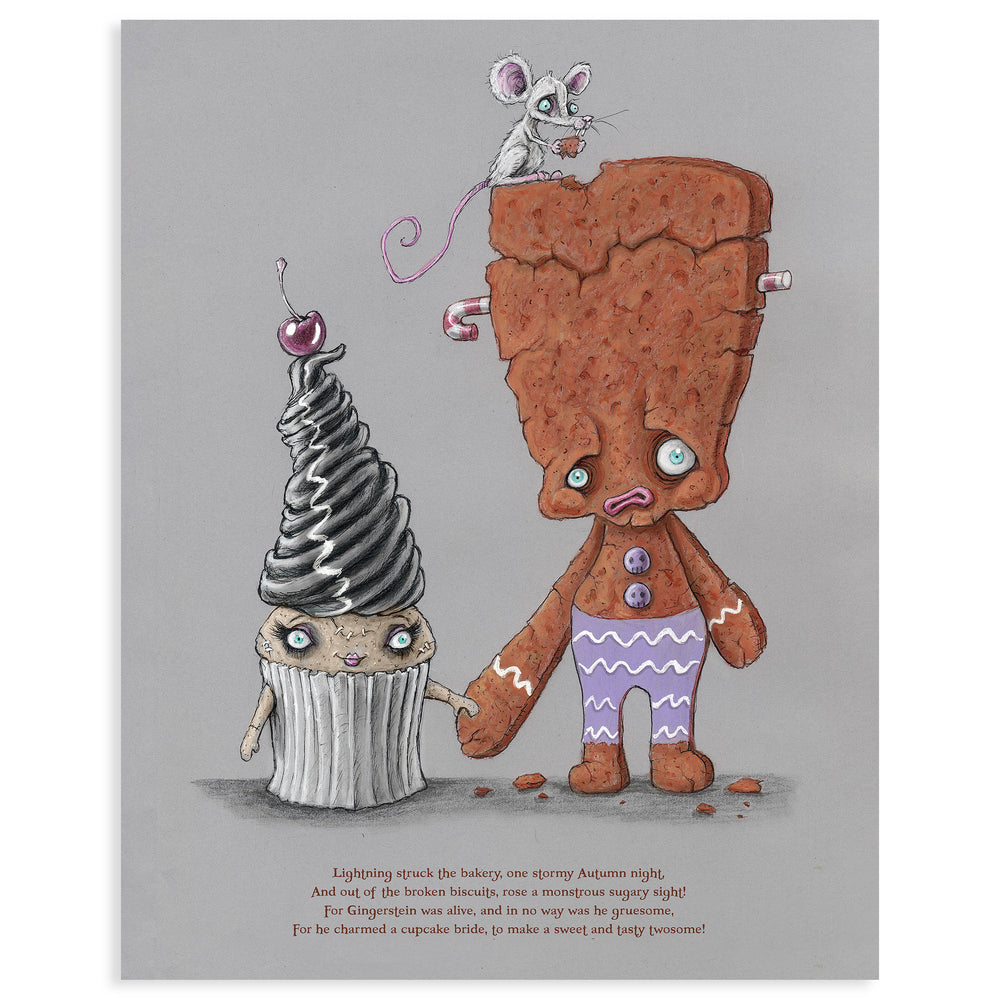 Imaginary Menagerie - Print - Gingerstein and Cupcake Bride