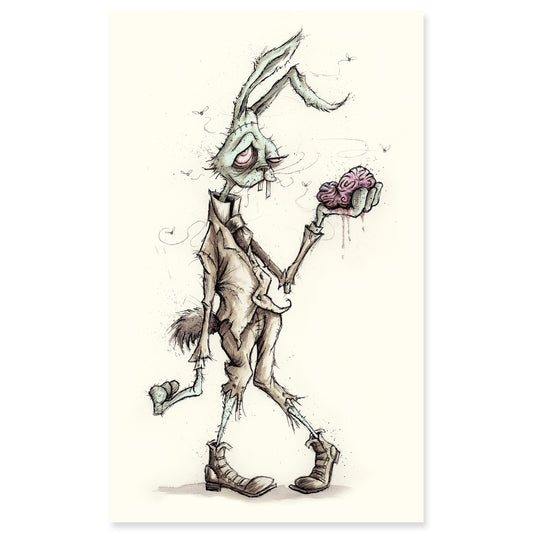 Imaginary Menagerie - Print - Zombunny
