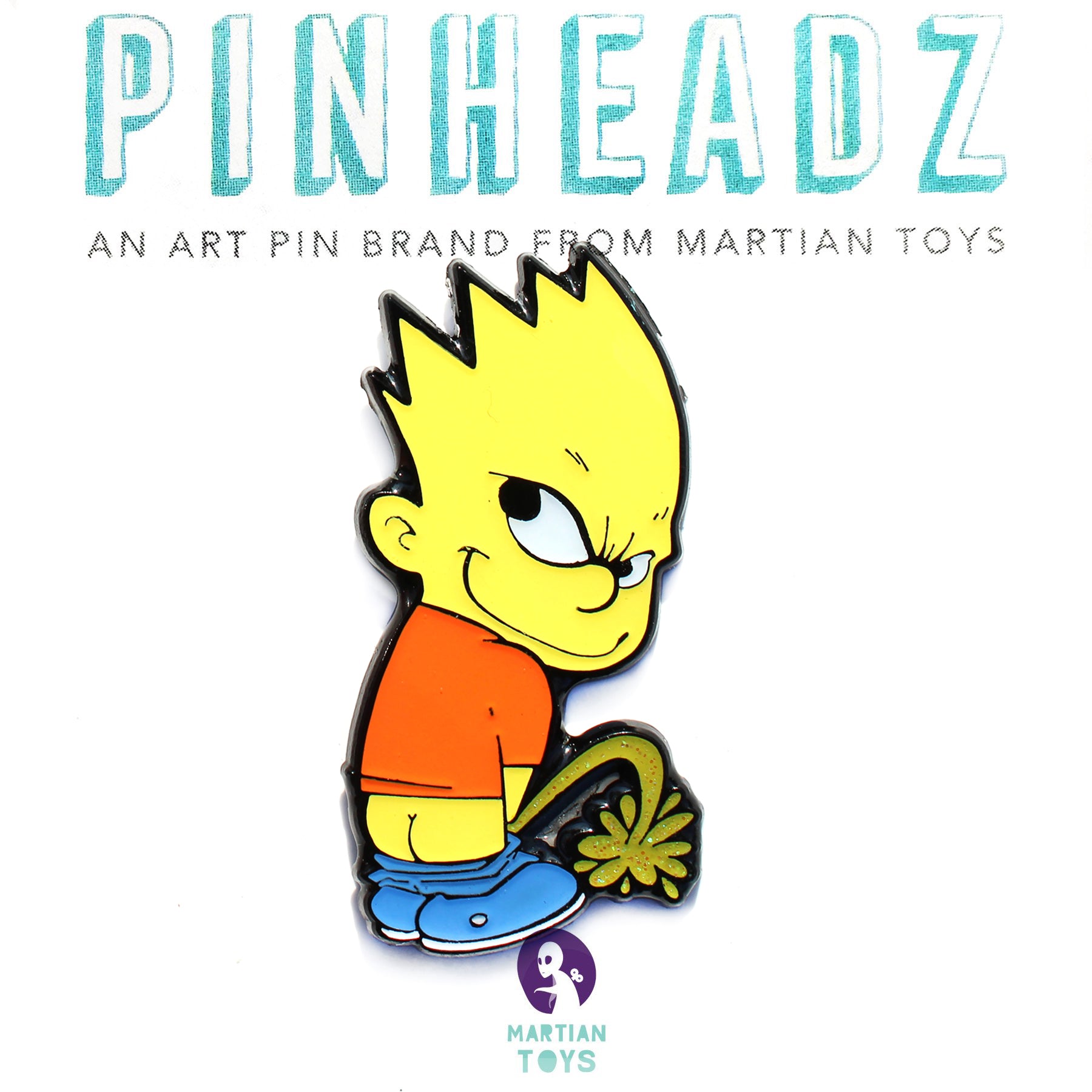 PinHeadz - Trashbury - Bart Piss — Martian Toys