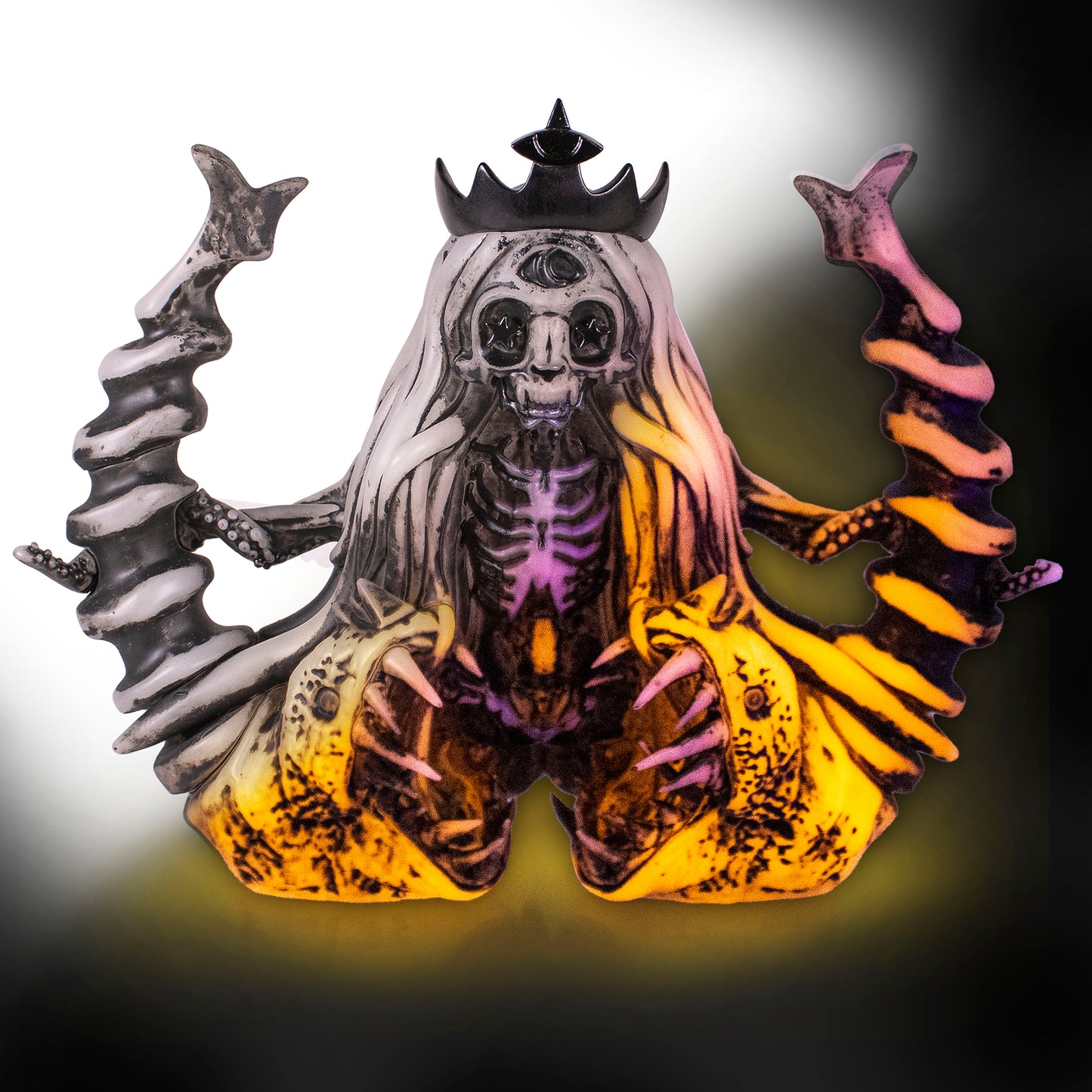 SLAVE to the SIREN: Pumpkin Spice Sea GID 6" Vinyl Art Sculpture by Martian Toys