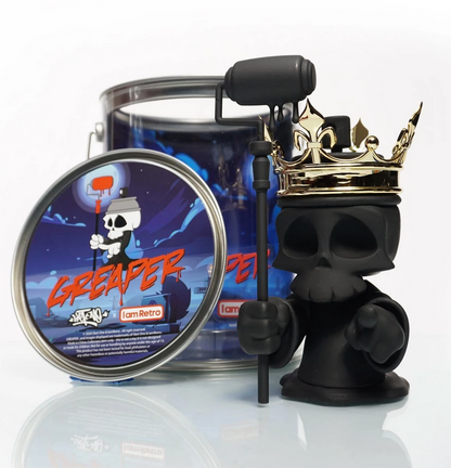 Greaper Black Death Edition 7.5-inch figure by Sket One x IamRetro no