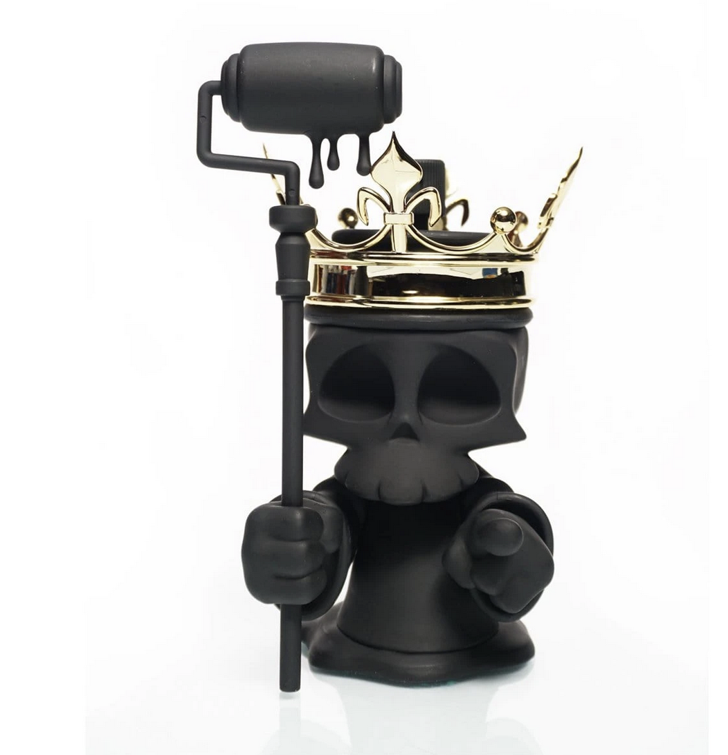 Greaper Black Death Edition 7.5-inch figure by Sket One x IamRetro no