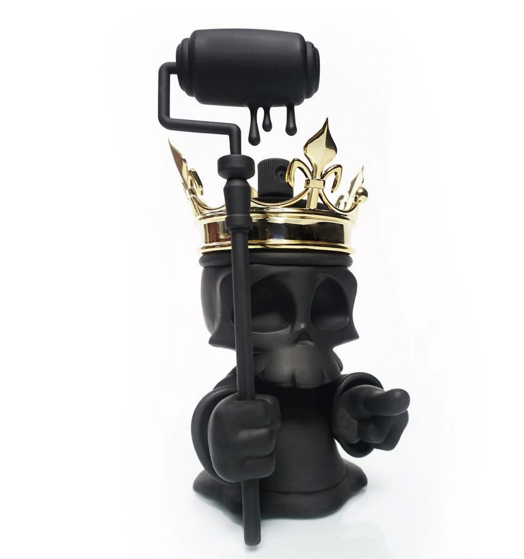 Greaper Black Death Edition 7.5-inch figure by Sket One x IamRetro no